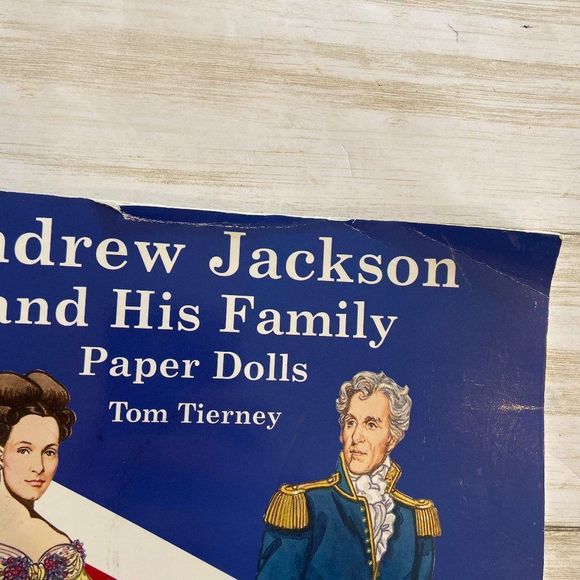 - Andrew Jackson and His Family Paper Dolls by Tom Tierney 2001 VINTAGE UN… - Picture 7 of 7